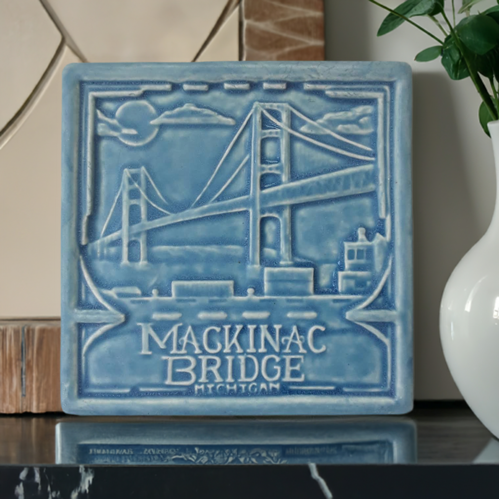 Michigan Destination Art Tiles & City Souvenirs — Whistling Frog